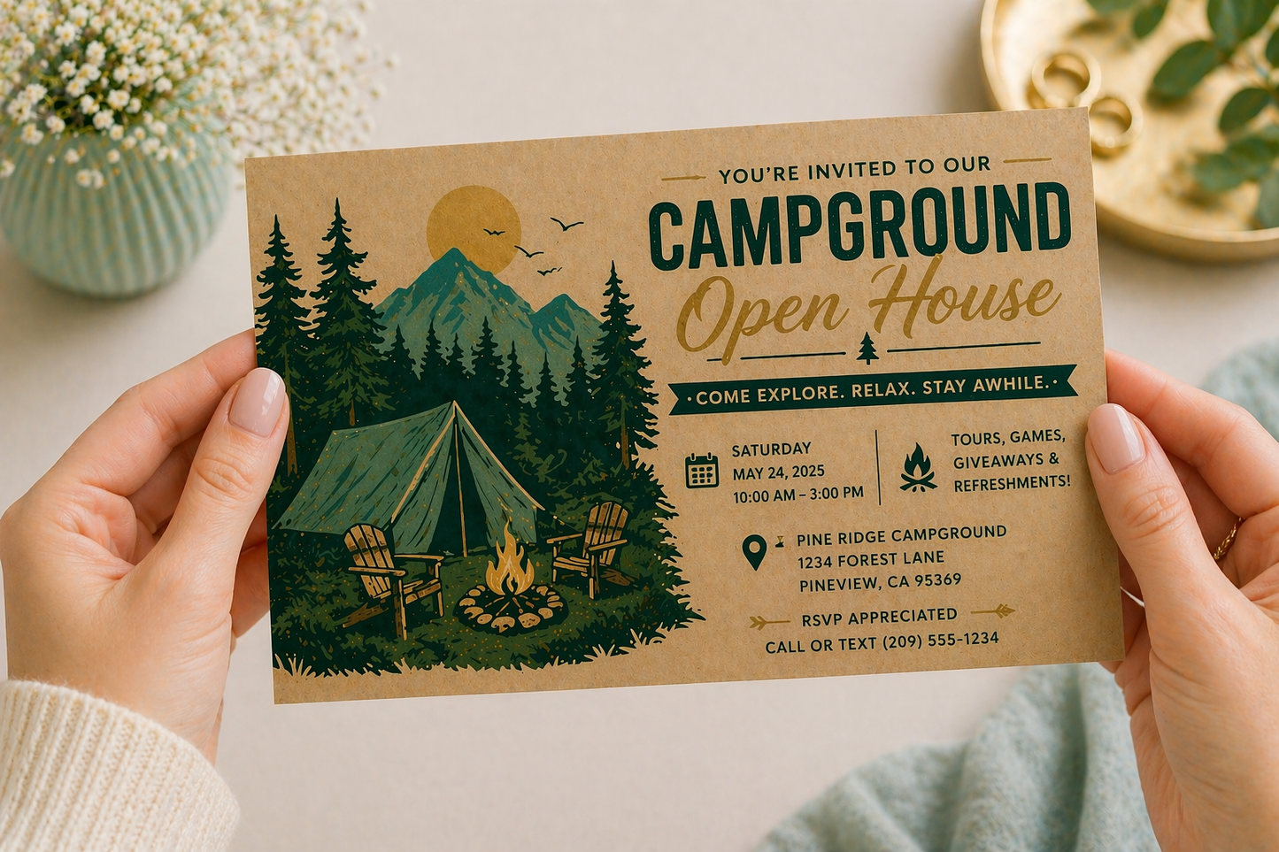 Invitations / Announcements Kraft Paper Finish