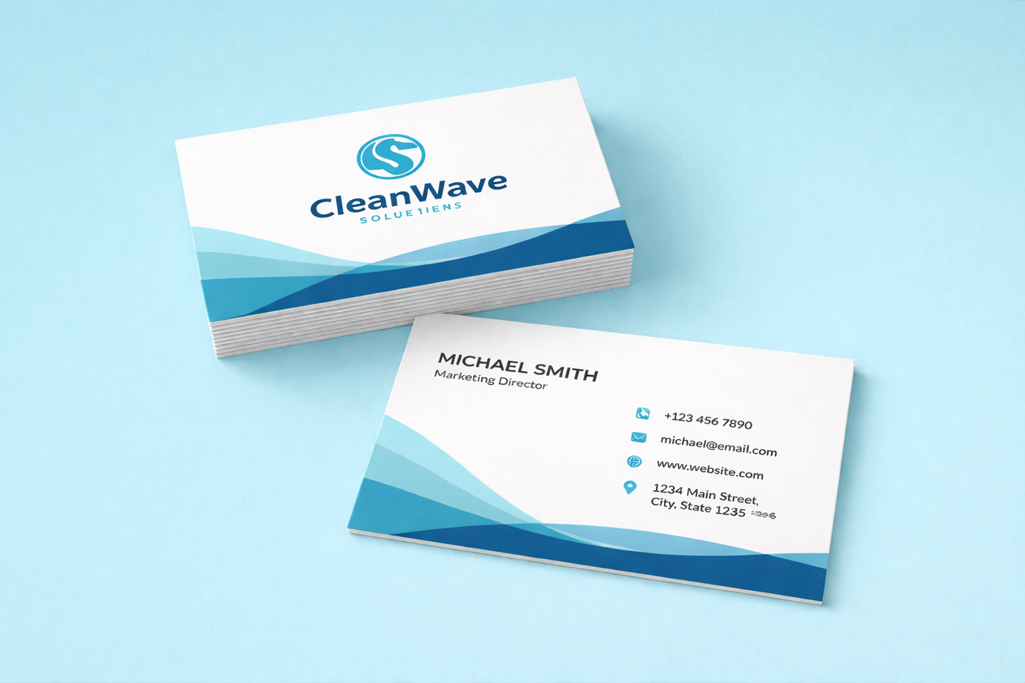 14pt Matte Finish Business Cards