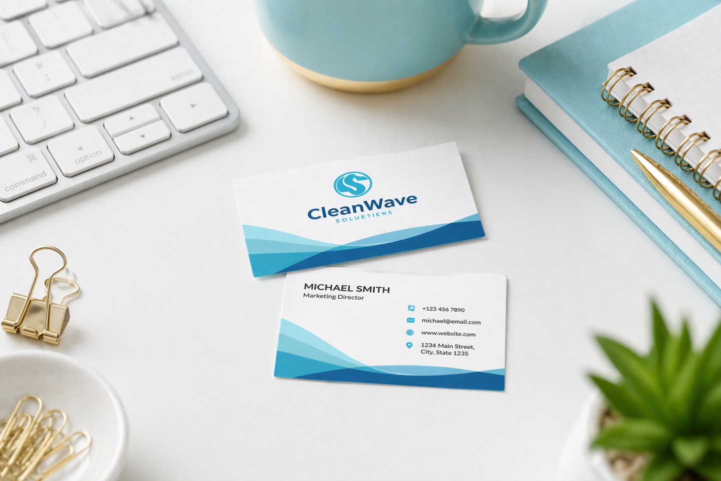 14pt Matte Finish Business Cards