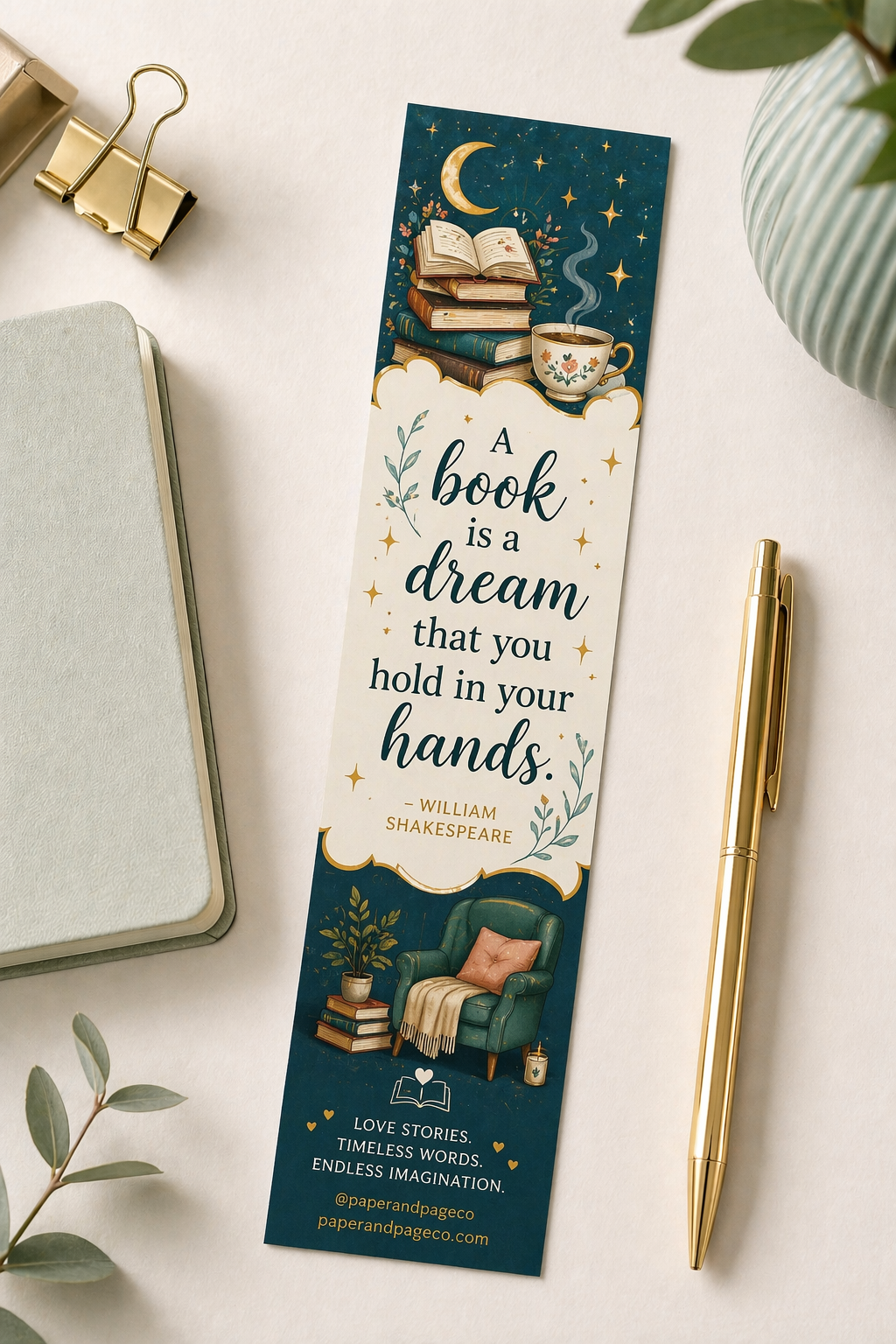 Bookmarks 16pt + UV Gloss