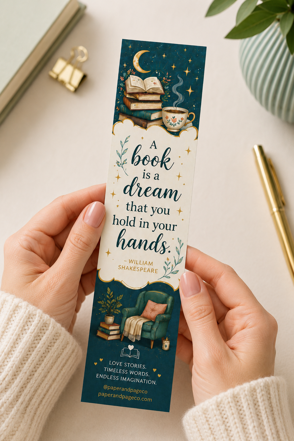 Bookmarks 16pt + UV Gloss