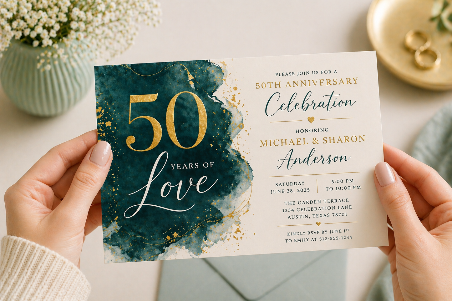 Invitations / Announcements 14pt  Matte Finish