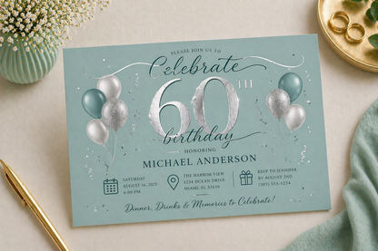 Invitations / Announcements Metallic Foil Finish