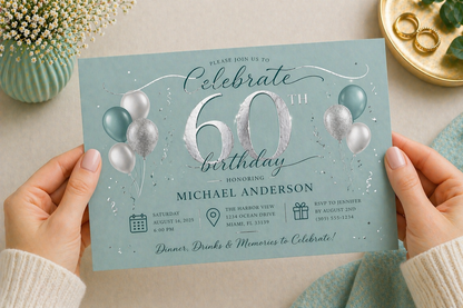 Invitations / Announcements Metallic Foil Finish