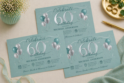 Invitations / Announcements Metallic Foil Finish