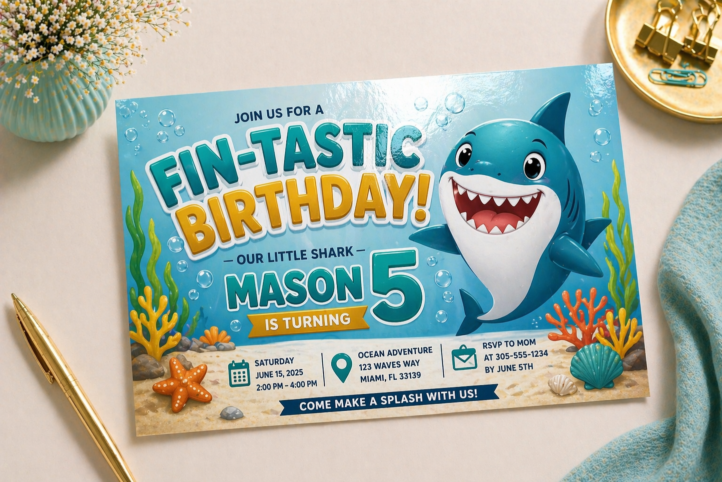 Invitations / Announcements 14pt  High Gloss Finish