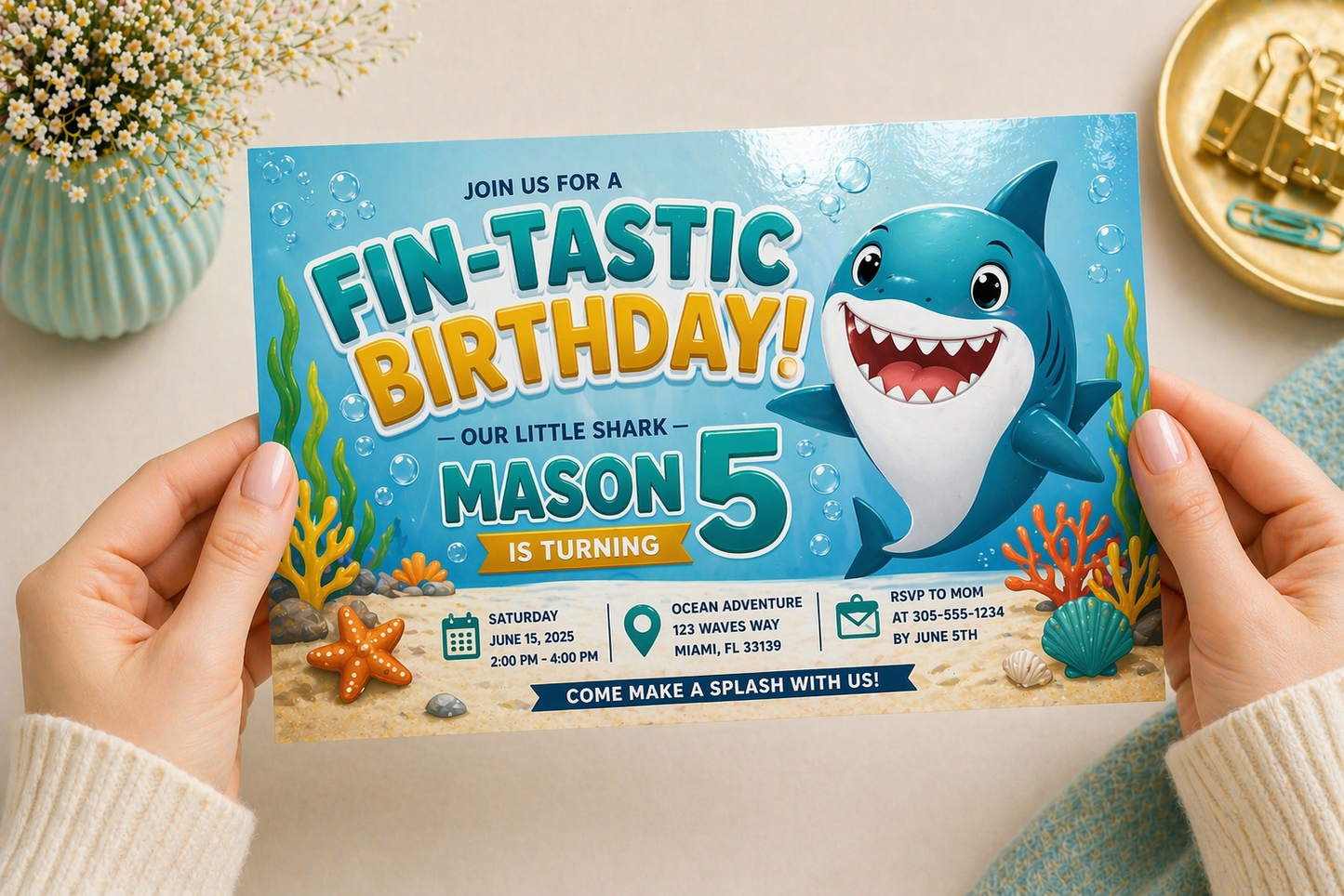 Invitations / Announcements 14pt  High Gloss Finish