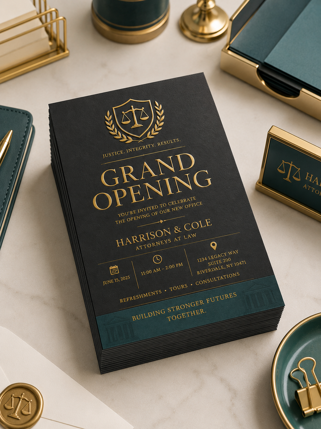 Metallic Foil Specialty Postcards