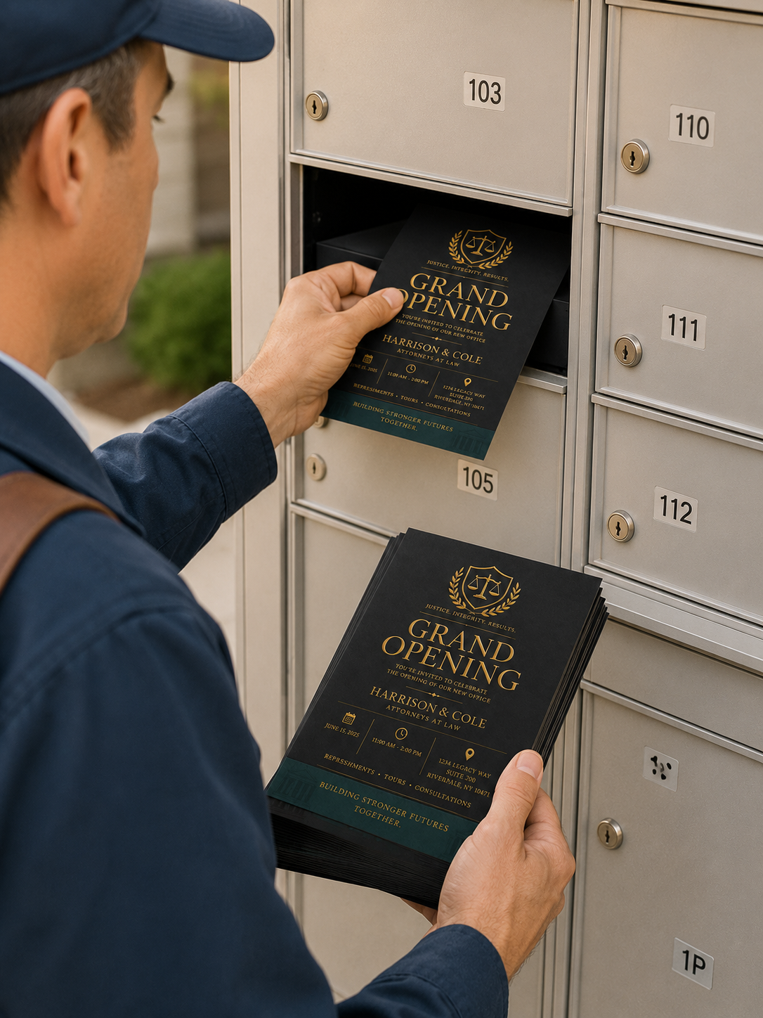 Metallic Foil Specialty Postcards