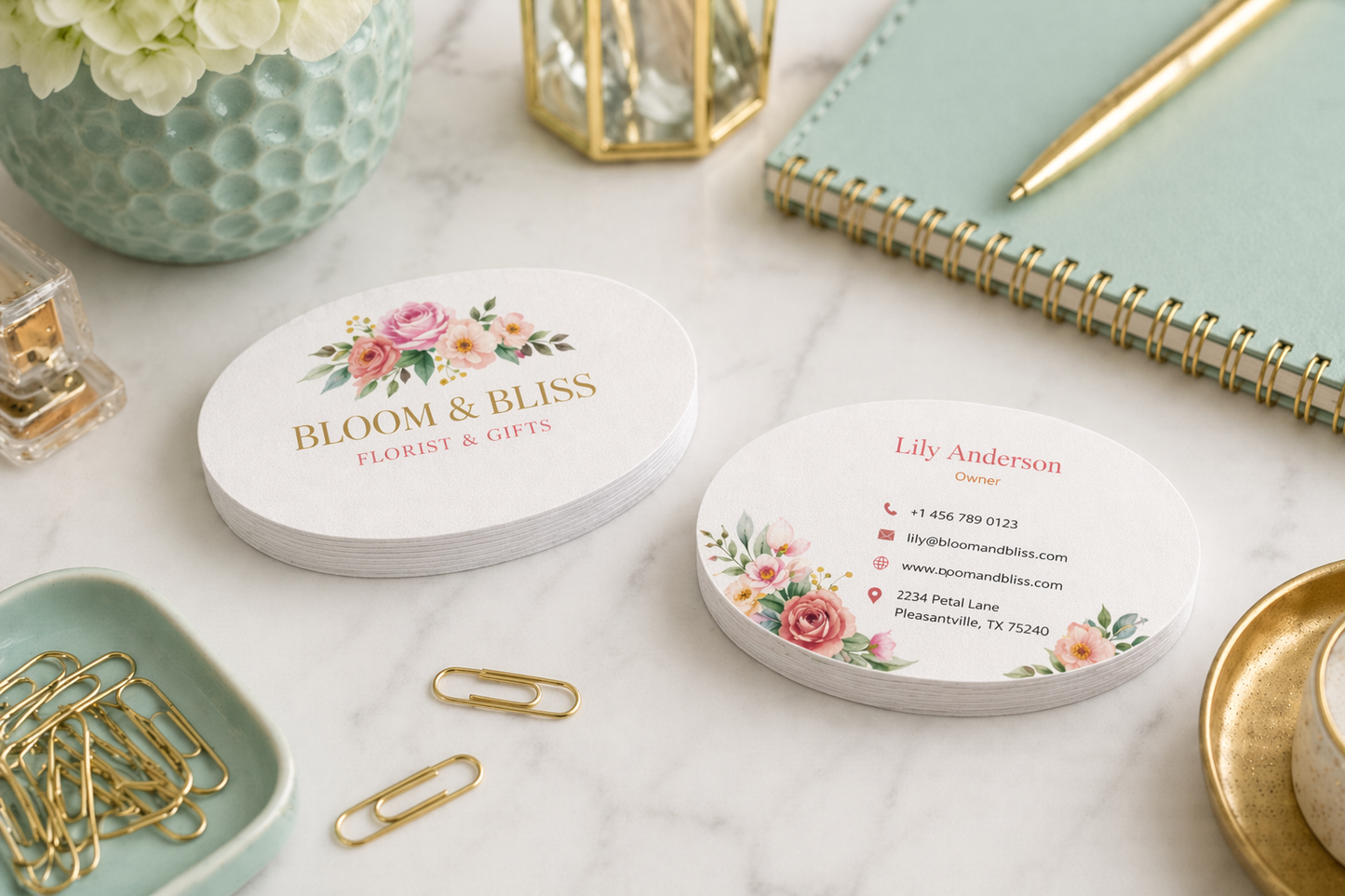 Die Cut- 16pt Business Cards