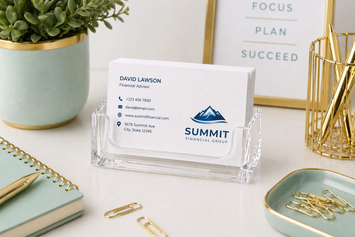 16pt- Spot UV Gloss Business Cards