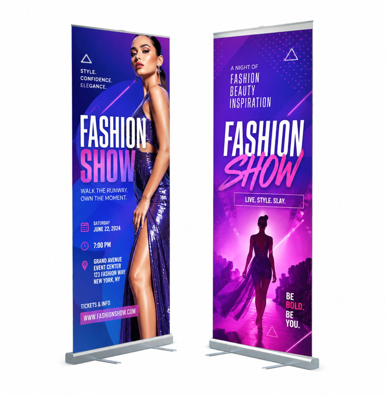 Standard Pull Up Banners 13oz Matte Vinyl