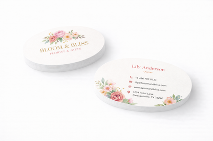 Die Cut- 16pt Business Cards